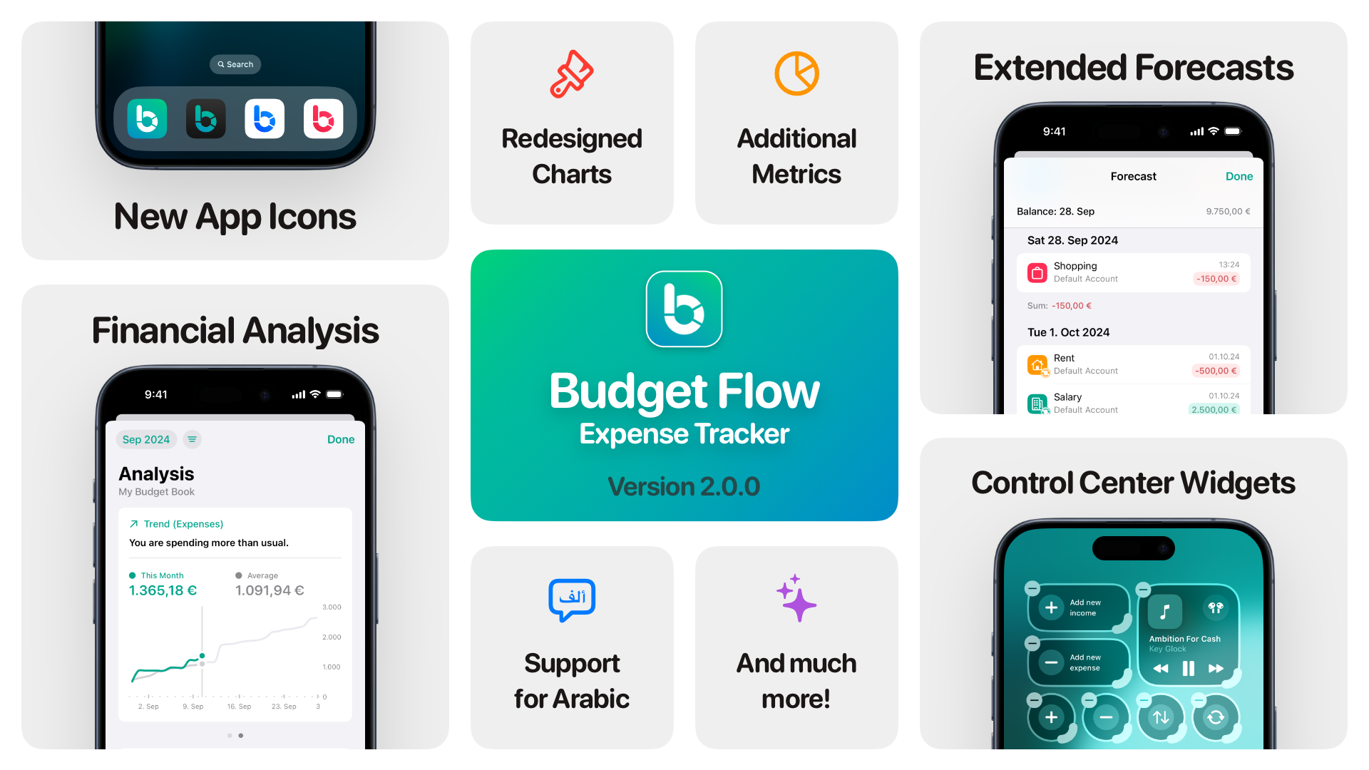 Budget Flow Features